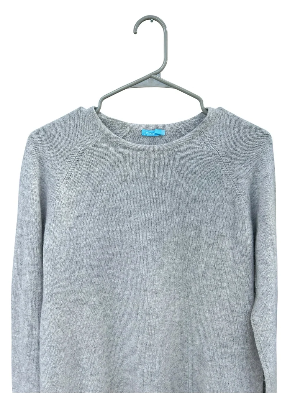 J. McLaughlin Jamey 100% Cashmere Crewneck Sweater - Size Small - Gray - Picture 6 of 12
